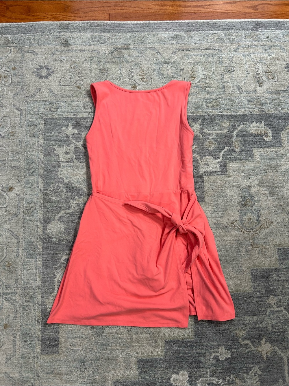 Abercrombie & Fitch YPB Game Day Tie Wrap Dress Coral Pink M